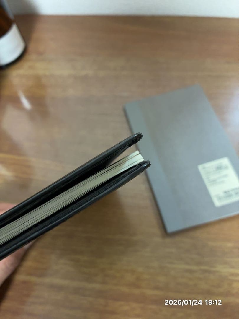 Louis Vuitton エピ　ブラック 黒　手帳　カバー　ノート付き