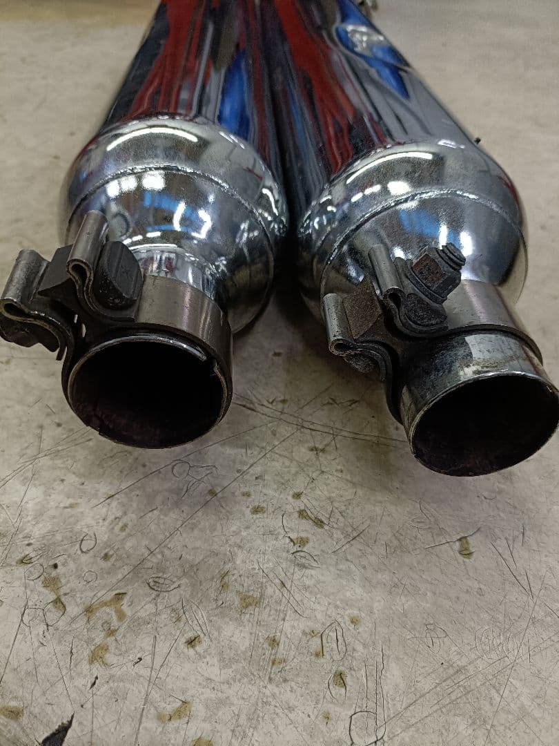 ハーレー ツーリング 純正マフラー ウルトラ