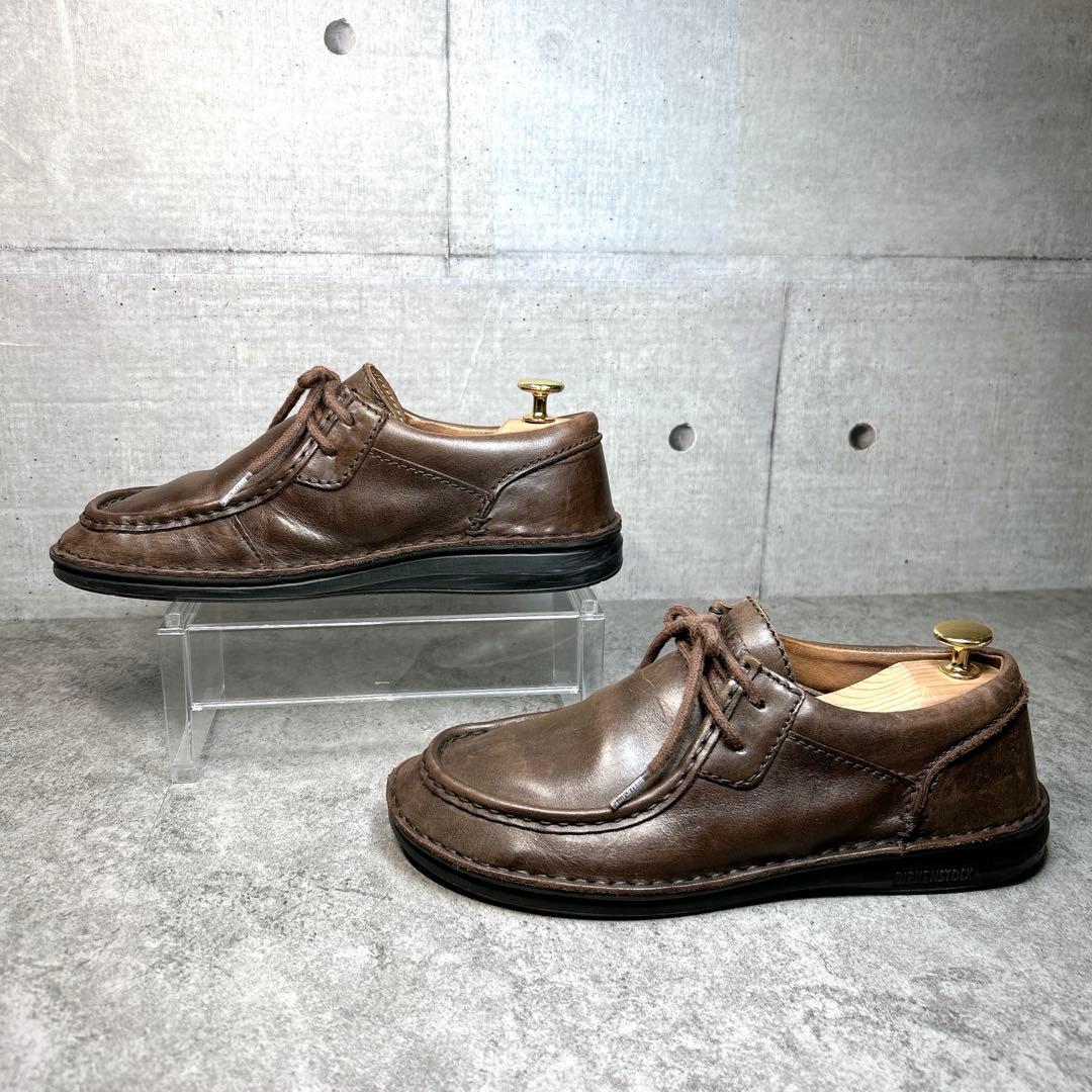 美品✨【ビルケンシュトック】パサデナ/ナロー幅/革靴/コンフォートシューズ/茶色
