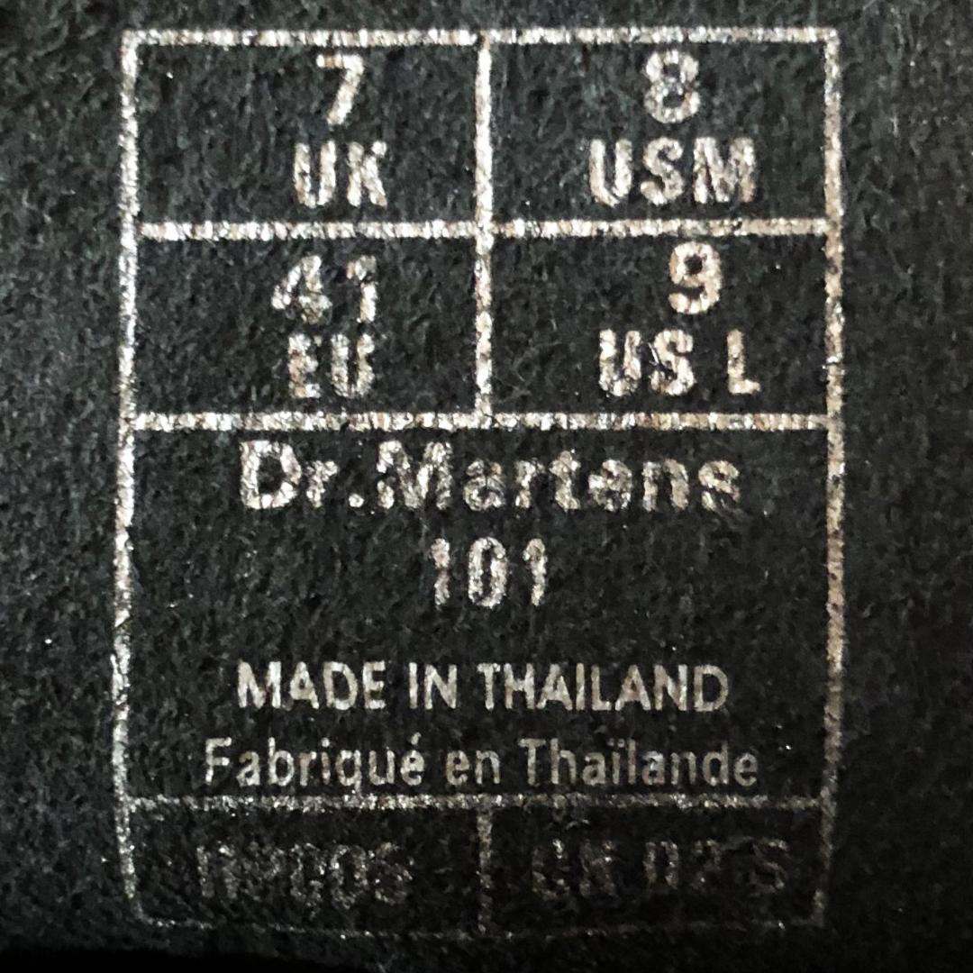 Dr.martens UK7 26cm 101 ブラック 美品 6ホール