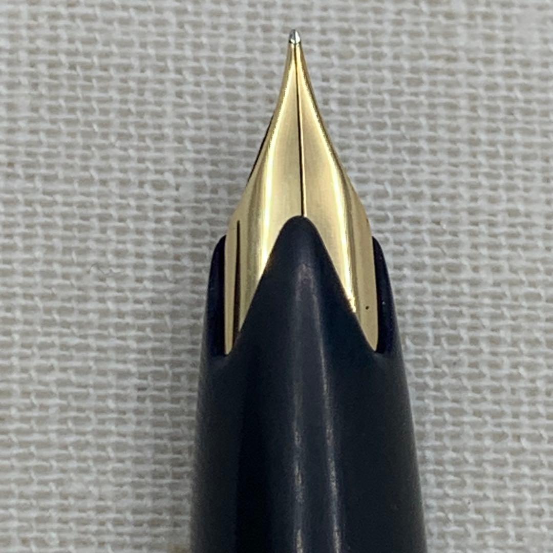 【希少良品】モンブラン no.12 グレー軸　18C EF 万年筆