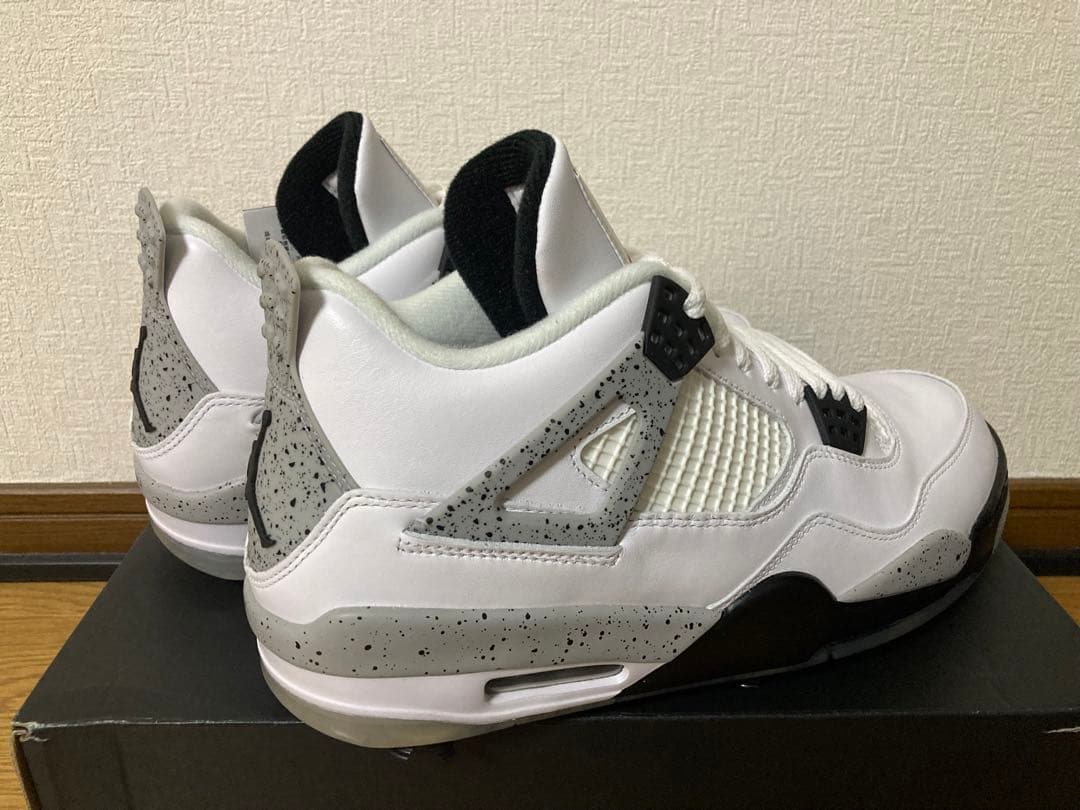 シューズ(男性用) NIKE GOLF AIR JORDAN 4 WHITE CEMENT 28.5