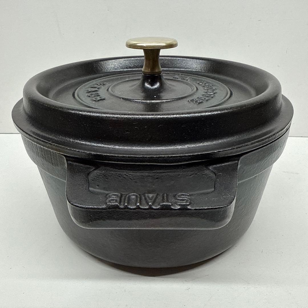 STAUB La Cocotte 黒 鍋 20センチ ストウブ 両手鍋