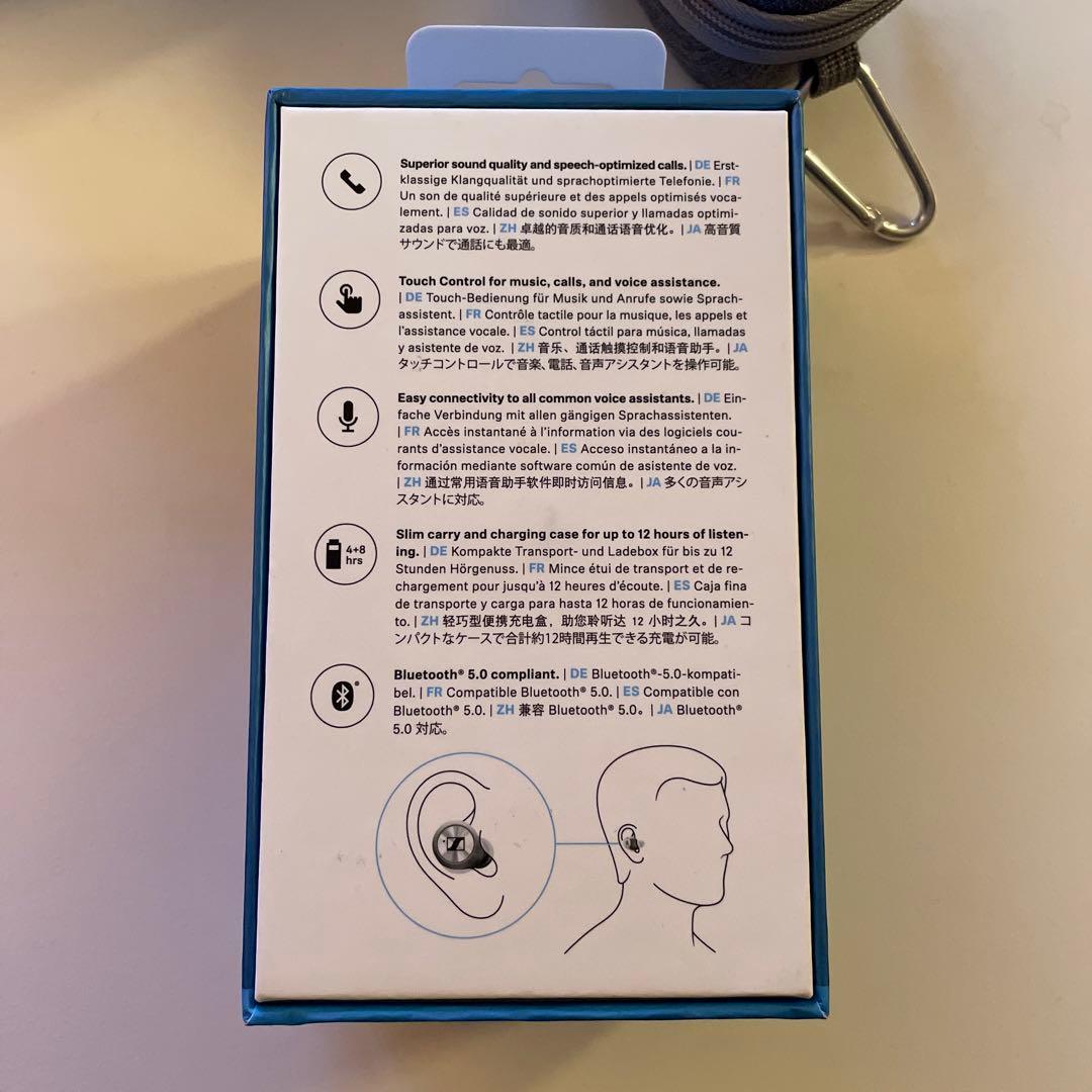 ヘッドホン SENNHEISER M3IETW BLACK