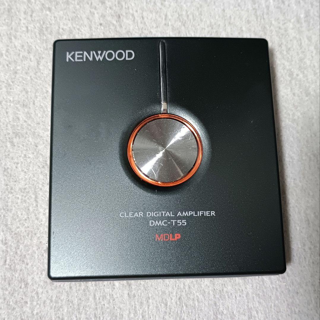 【動作品】KENWOOD DMC-T55 ポータブルMDプレーヤー ブラック