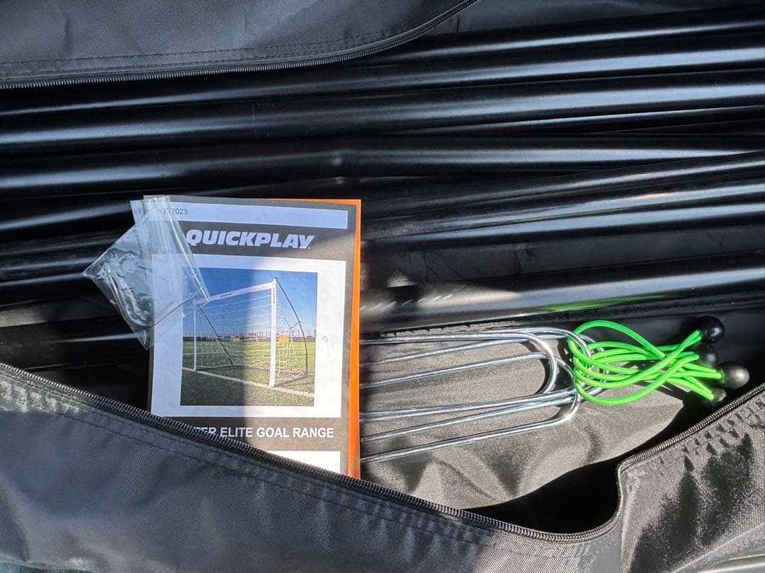 [クイックプレイ] 組立ELITEシリーズ ポータブル サッカーゴール4.9m