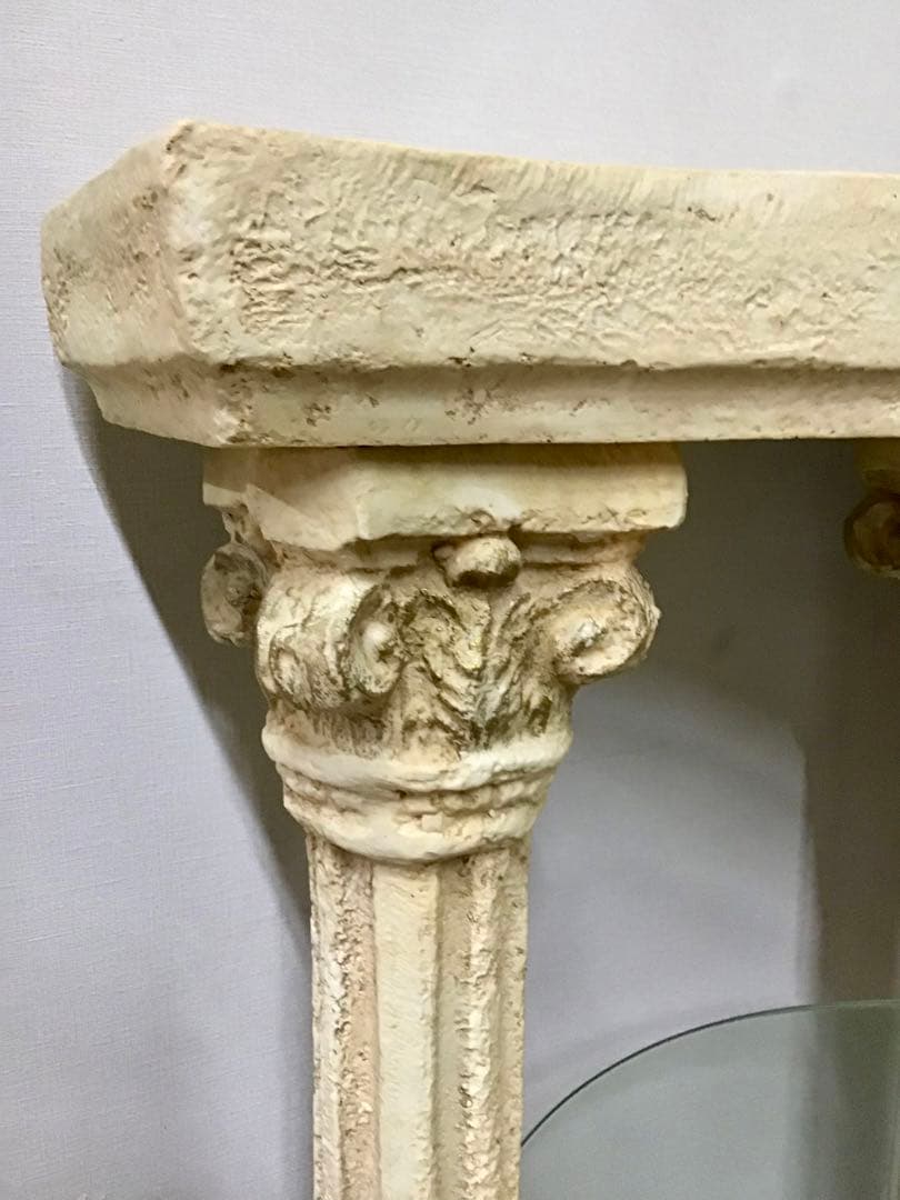 yui☆管356☆デコラティブ☆ギリシャ神殿☆コーナーシェルフ☆飾り棚