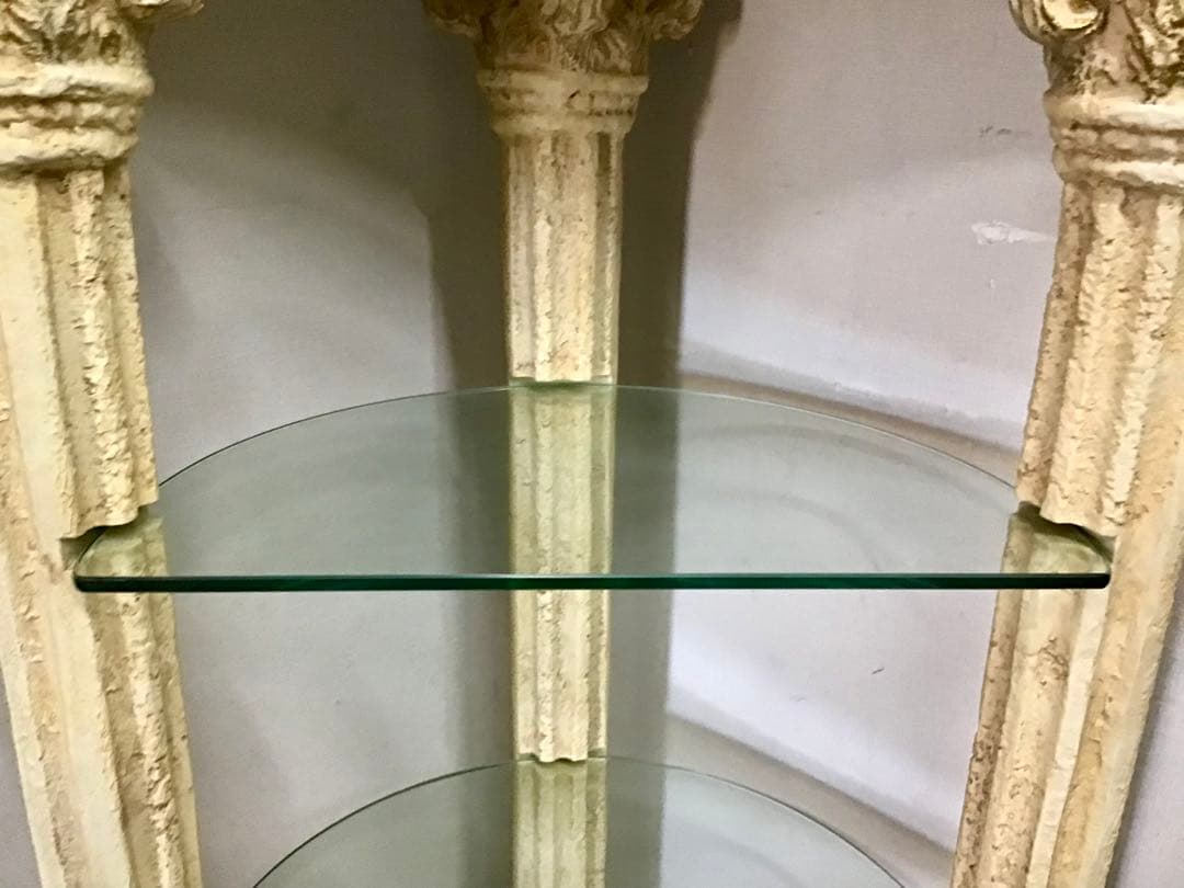 yui☆管356☆デコラティブ☆ギリシャ神殿☆コーナーシェルフ☆飾り棚