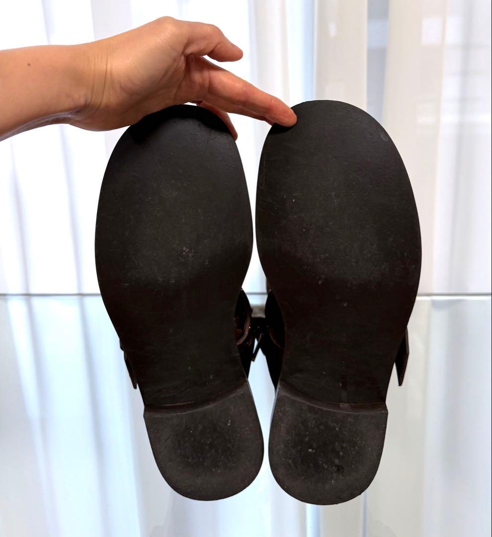 CELINE セリーヌ スエード レザーファー付き 2wayブーツ ブラウン