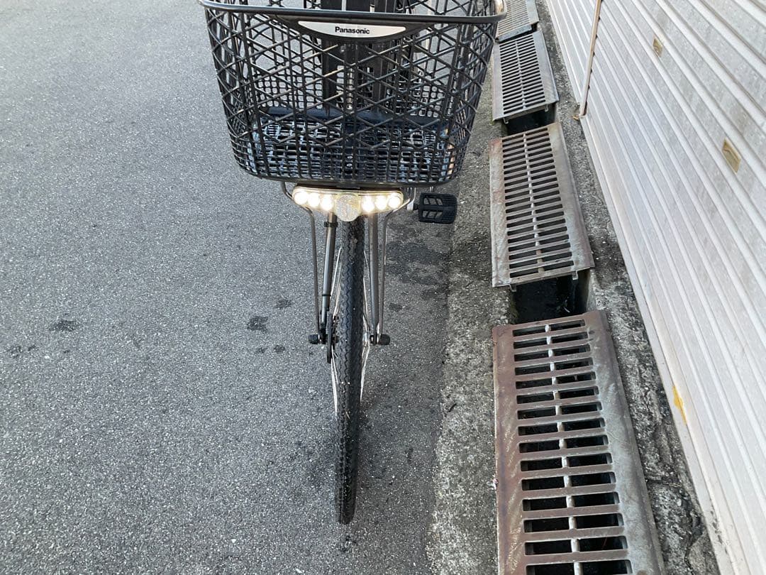 パナソニック最新機種電動アシスト自転車viviDX26インチグレー系ボディー