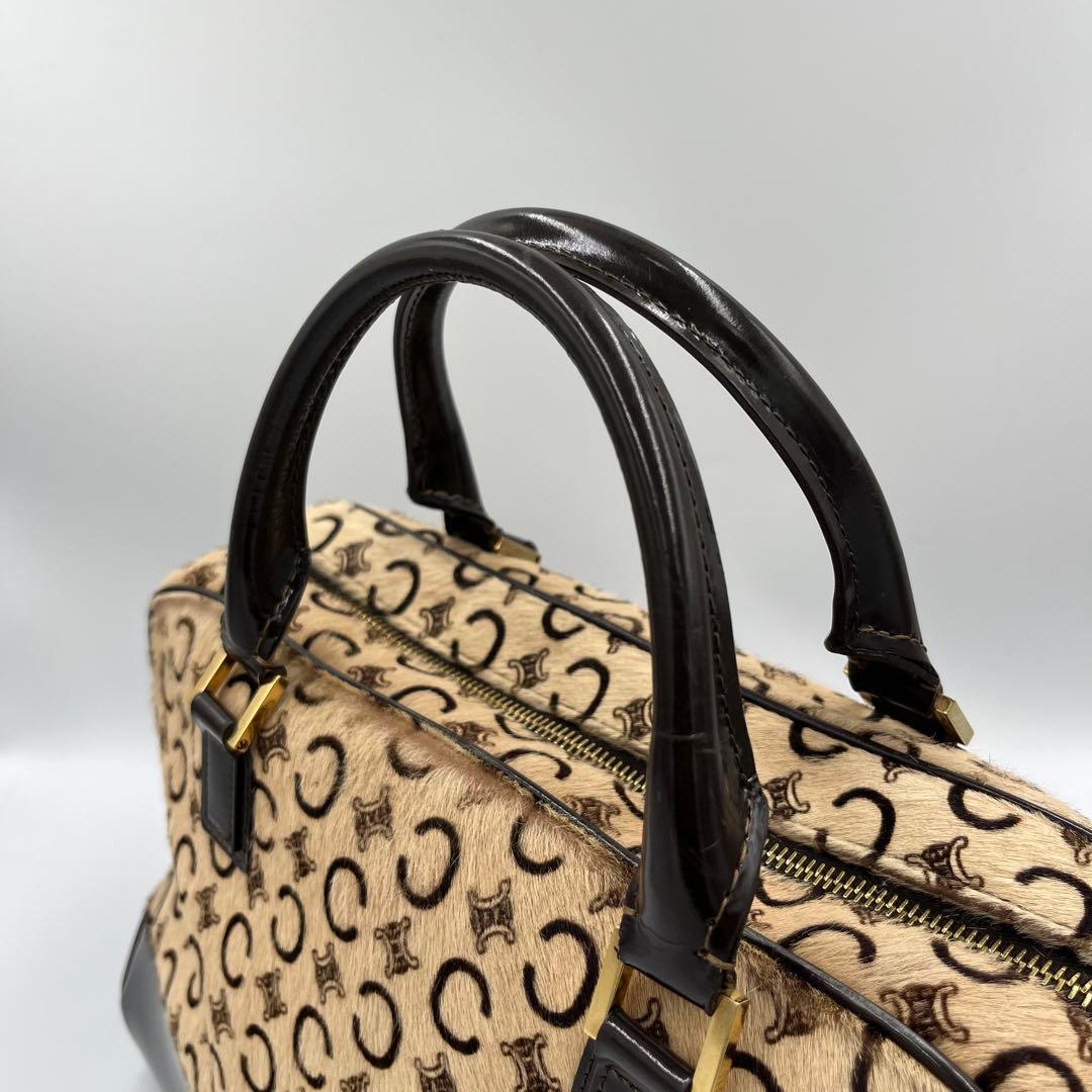 CELINE セリーヌ ハンドバッグ ハラコ トリオンフ C