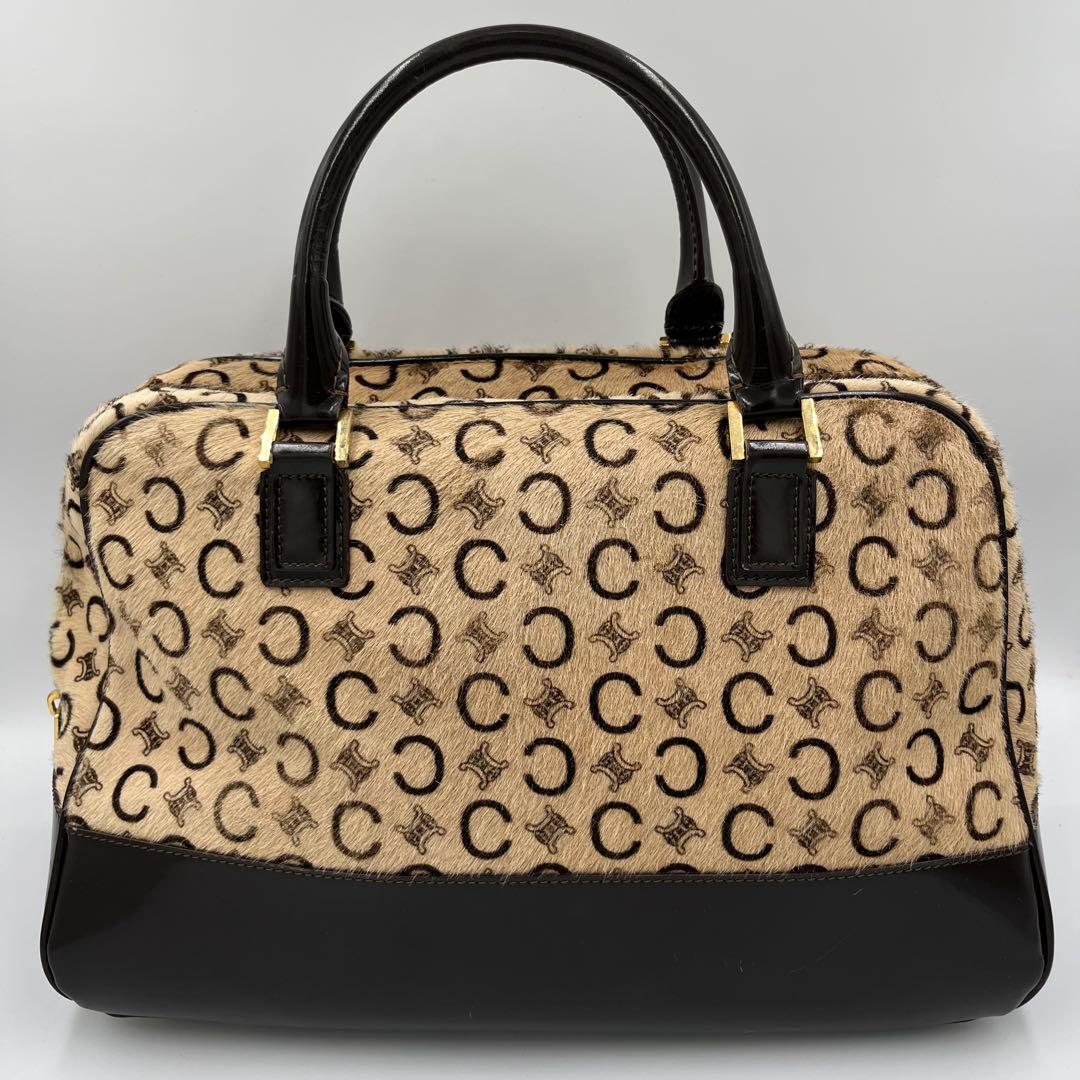 CELINE セリーヌ ハンドバッグ ハラコ トリオンフ C