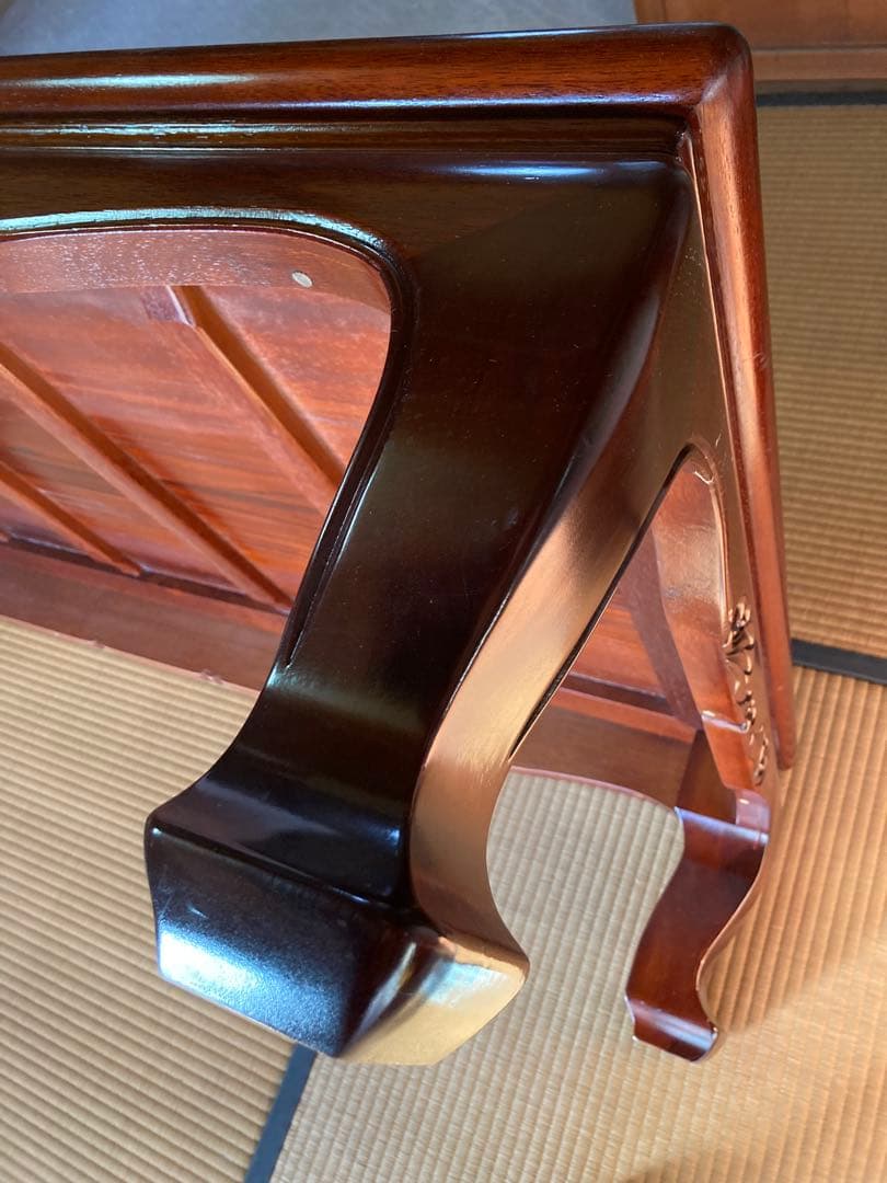 木製座卓 大きめ 伝統的な和風デザイン