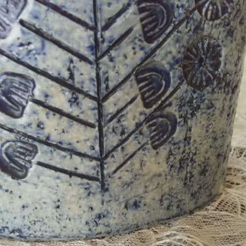 フランス製 花器 ブダブルー