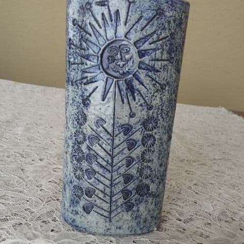 フランス製 花器 ブダブルー