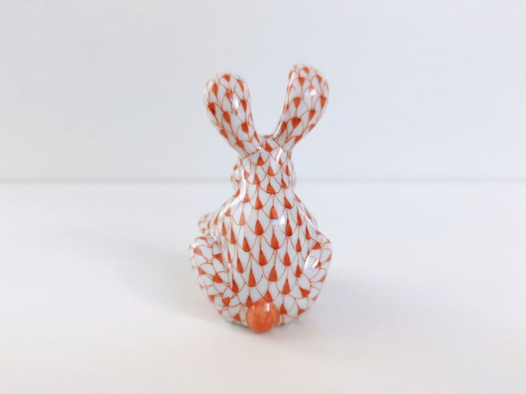ヘレンド　フィギュリン　リーディングバニー　うさぎ