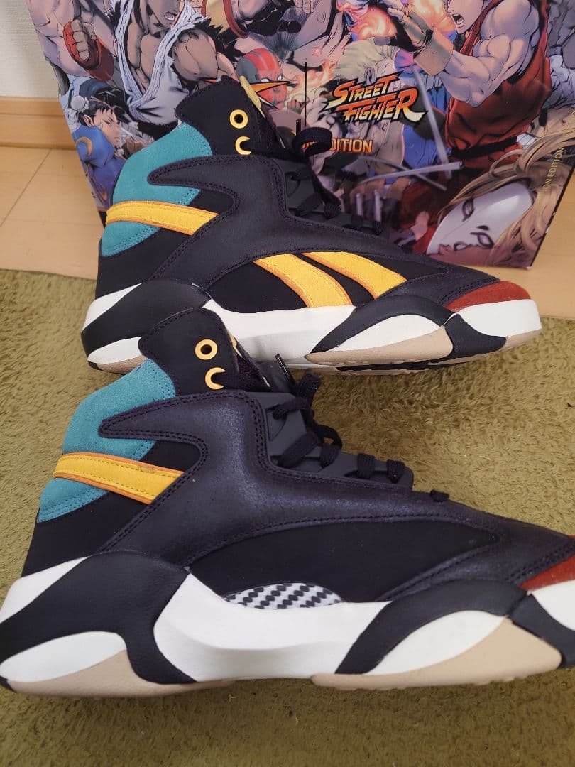リーボック　シャックアタック　ストリートファイターコラボ　27.5