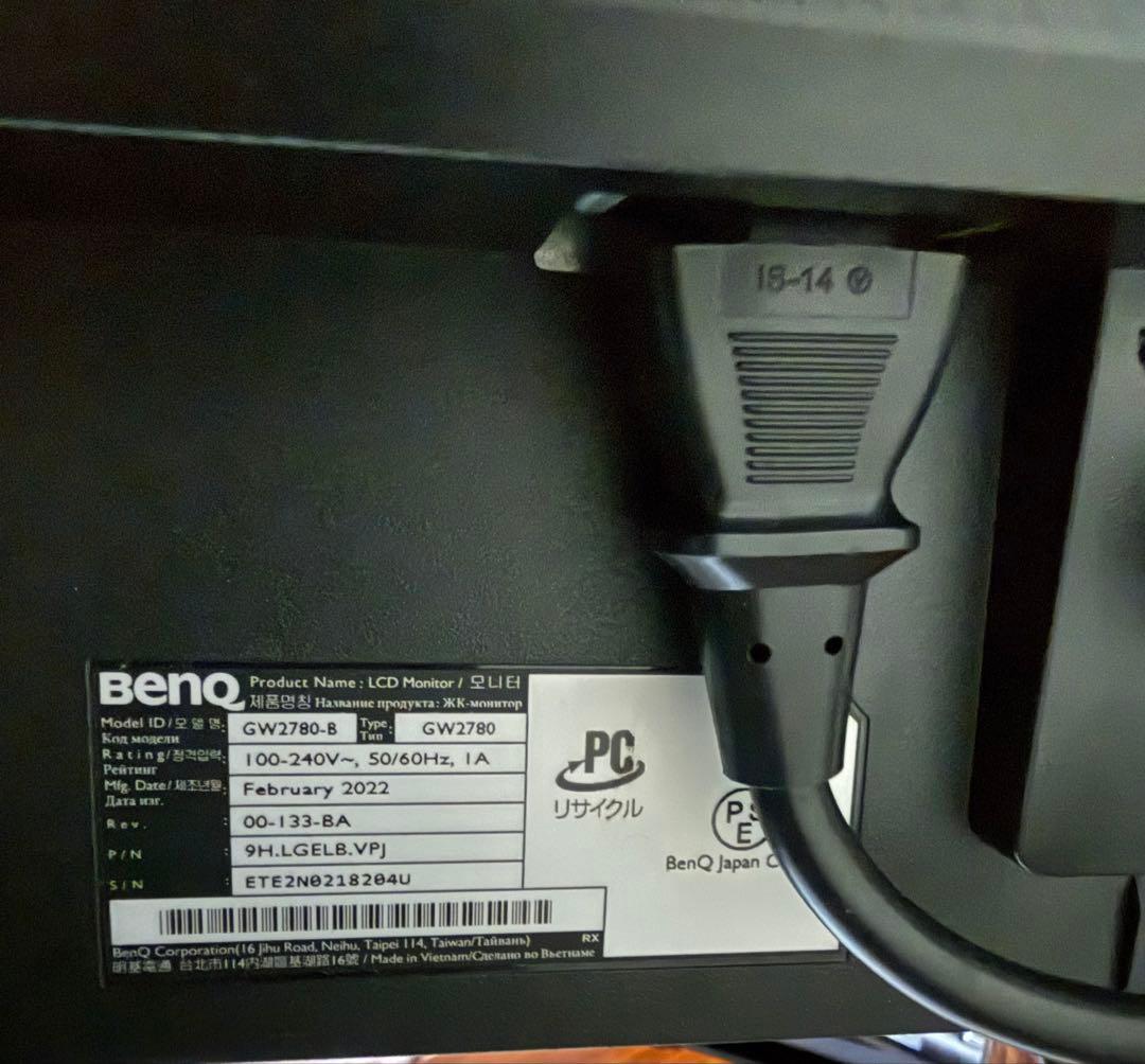週末値下げ！BenQ GW2780 27インチ モニター 本体