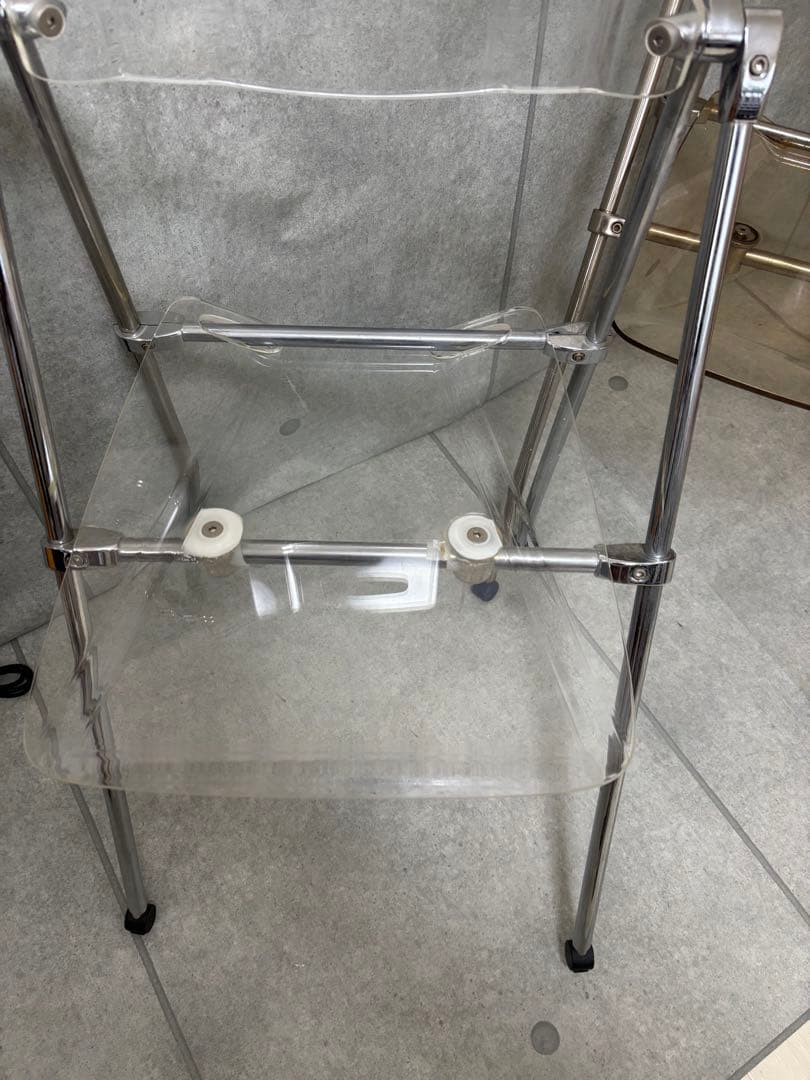 P*Y様 クリア　フォールディングチェア　2脚セット