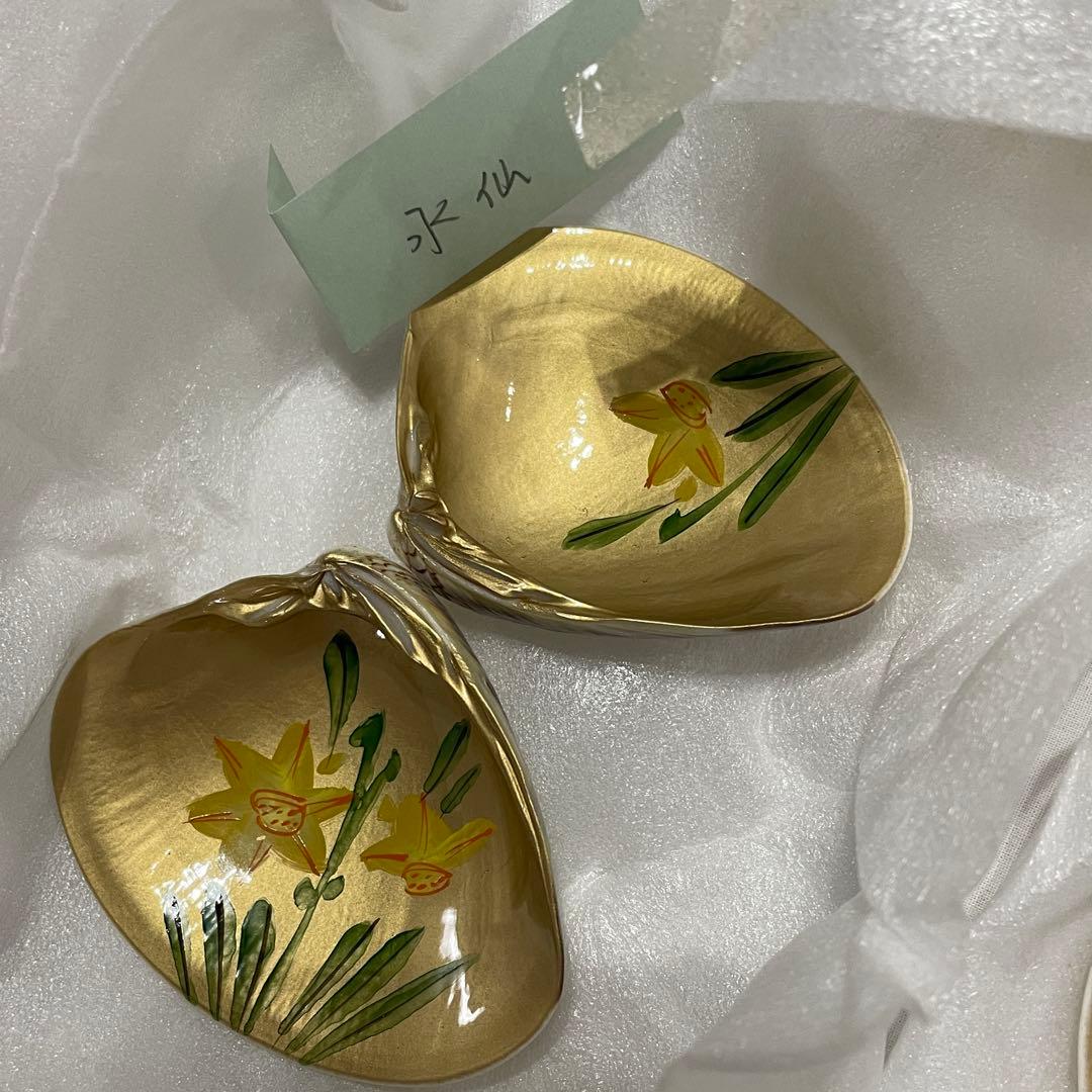 蛤 蛤香合 貝合わせ 未使用 茶道具 小皿 8客セット！！