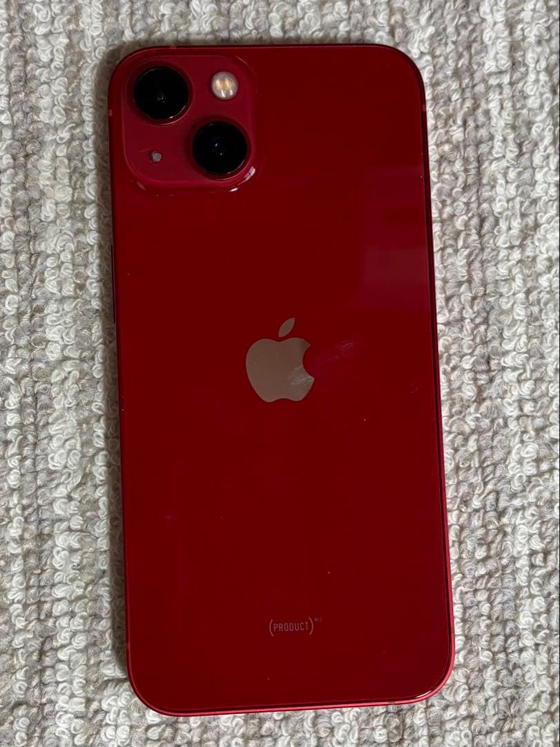 iPhone13 プロダクトレッド 128GB 本体、ケーブル・充電器付き