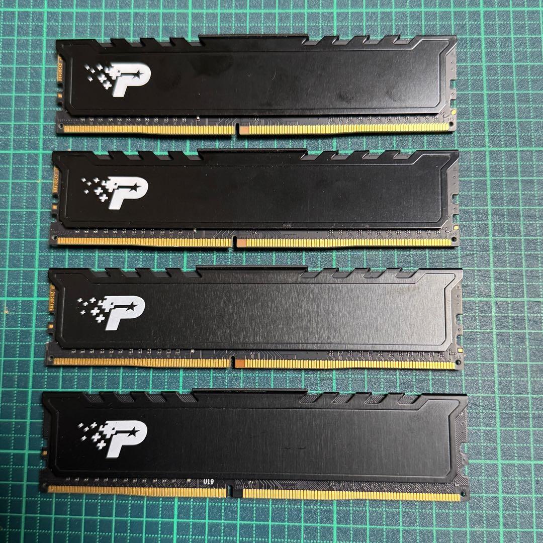Patriot DDR4 8GB x4 32GB メモリ 中古美品
