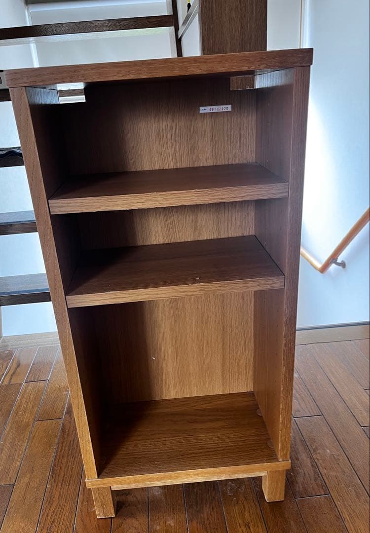 無印良品　オーク材薄型ラック　小