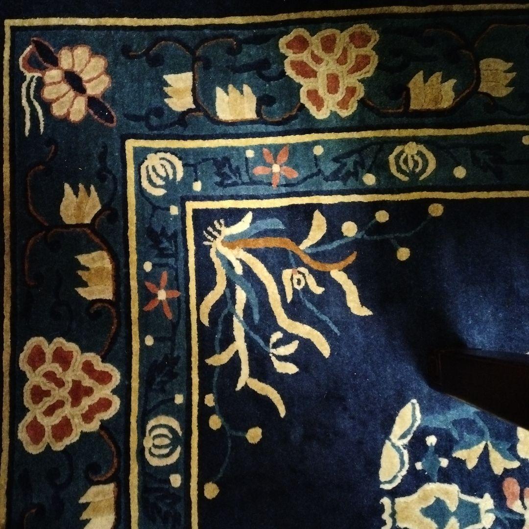 再再再お値下げ　アンティーク絨毯　清朝　鍋島緞通　赤穂　Muni　265✕165