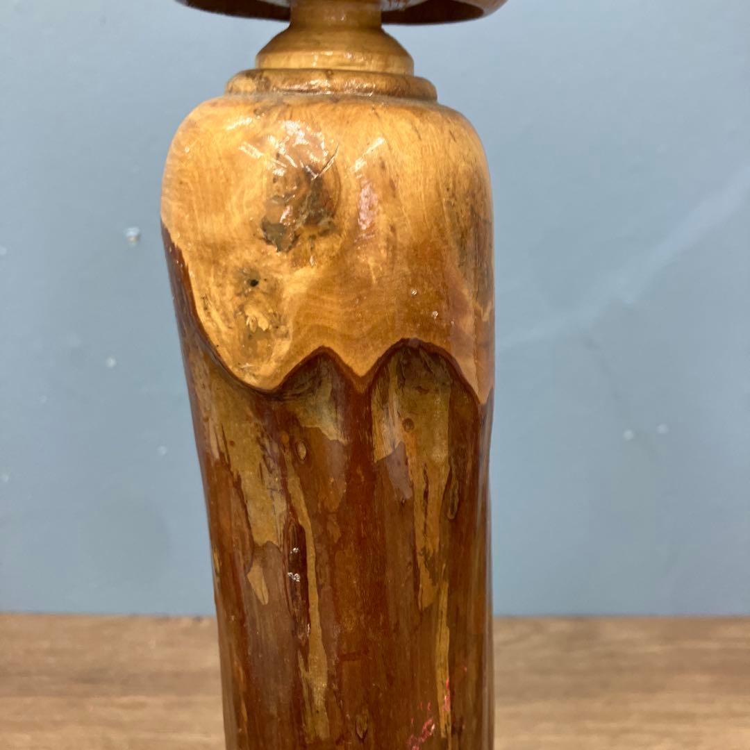 4F 昭和レトロ 希少 伝統工芸品 木彫りこけし 銘入り 三陸 2009年作