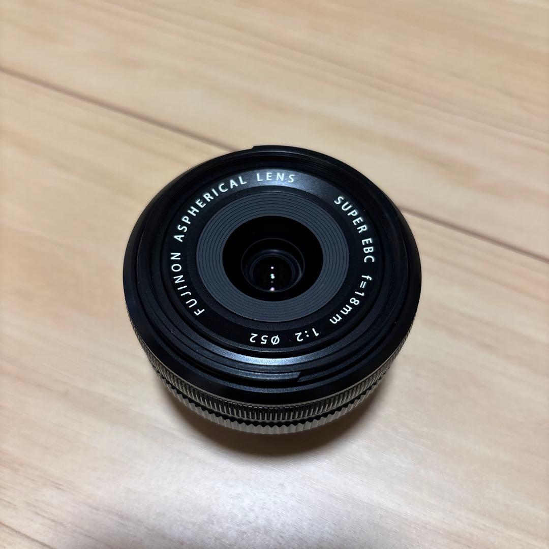 Fujifilm xf18mm F2R フジノンレンズ　プロテクター付き