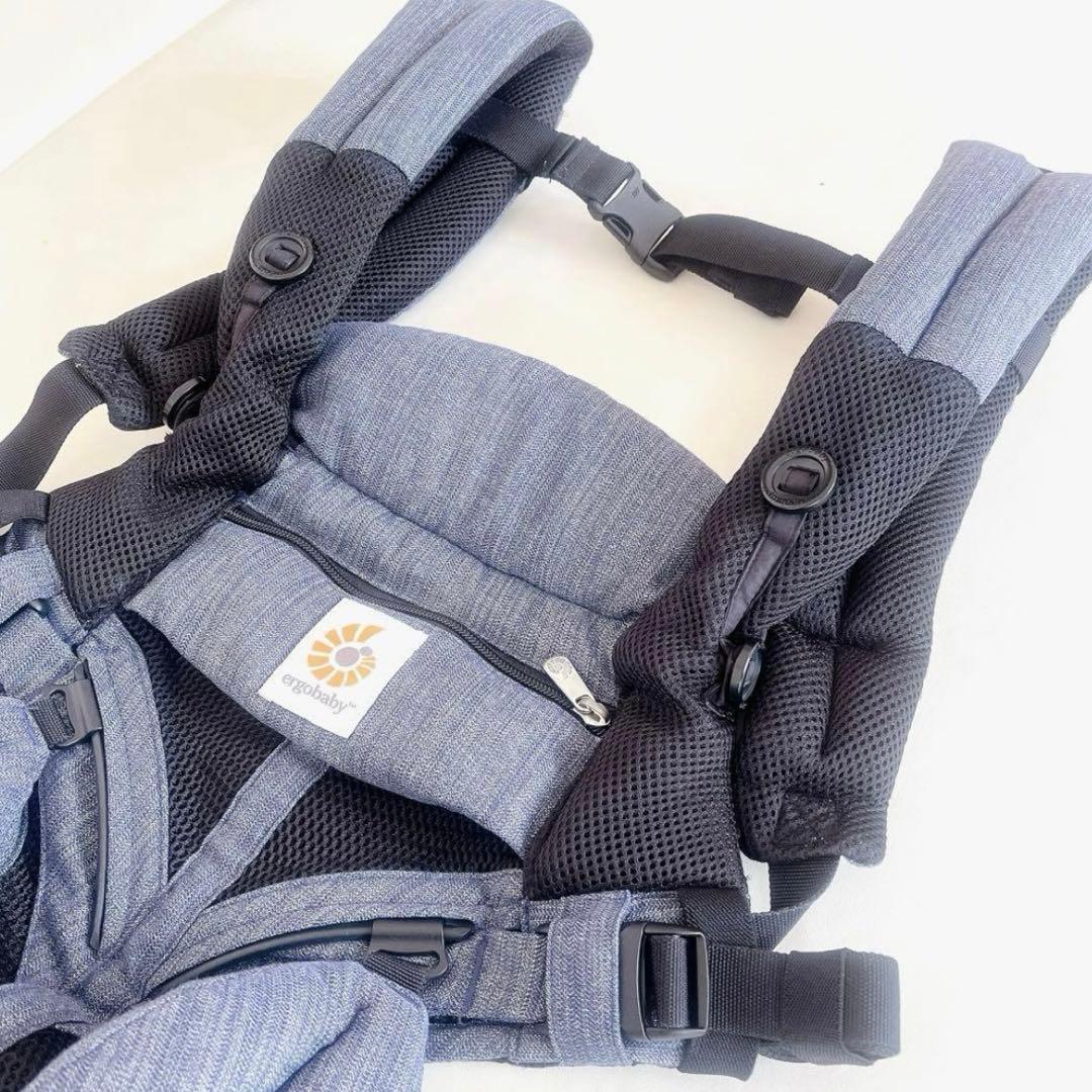 新品未使用級 エルゴベビー オムニ360 クールエアー デニムカラー 日本限定品