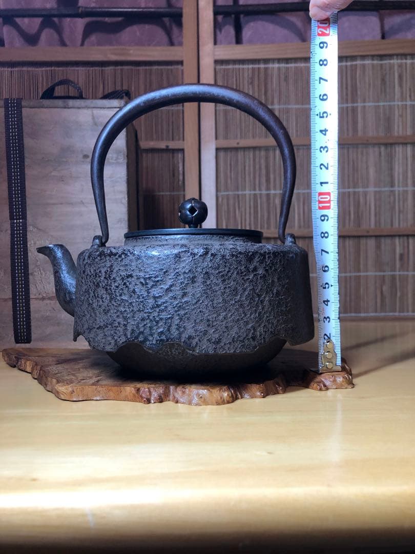 アンティーク京都鉄瓶　急須800-900ml