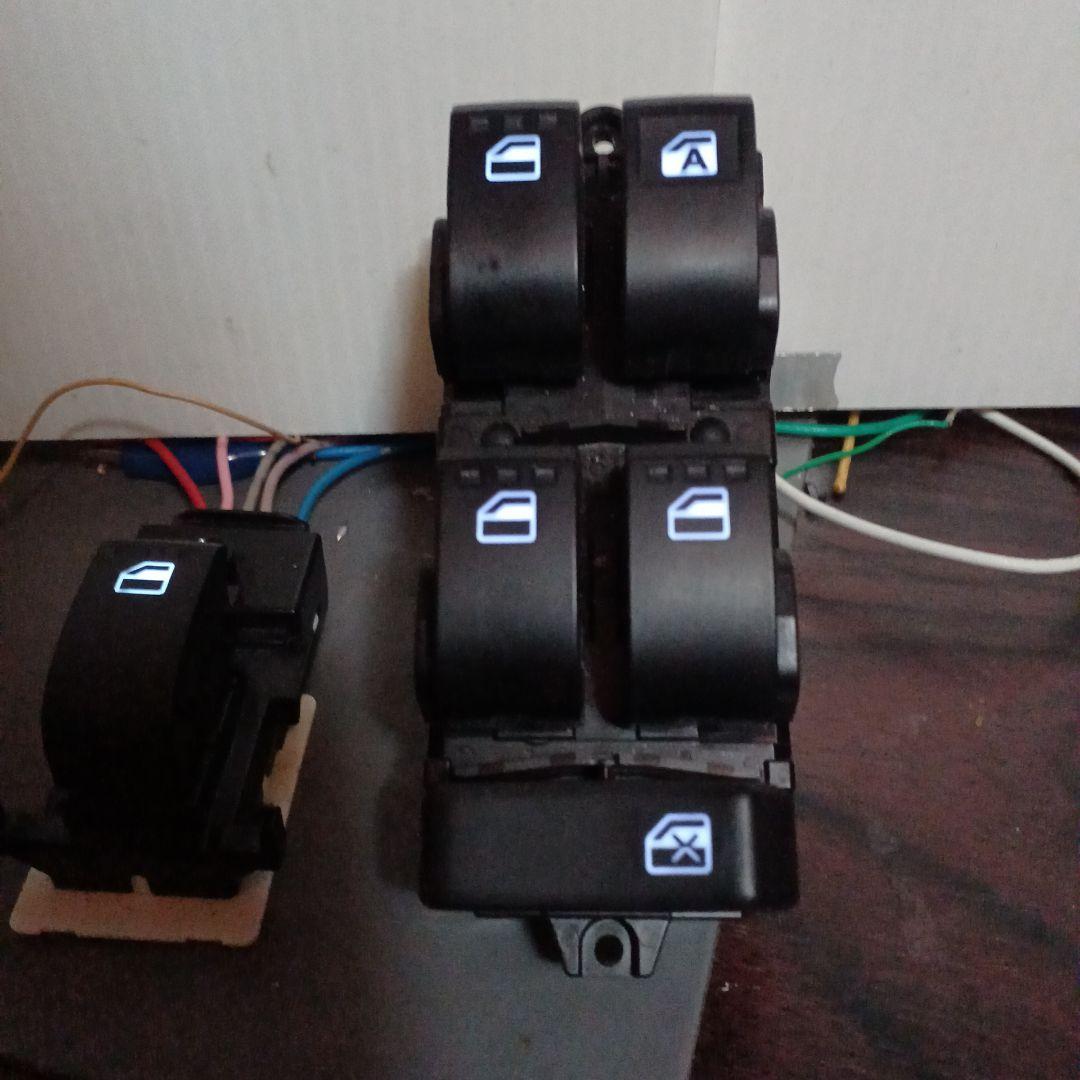 ❗️ホワイト仕様❗️LA650S タント　パワーウィンドウスイッチセット