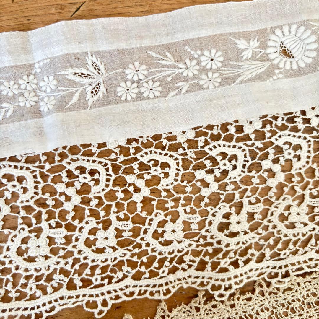 フランス アンティークレース.モチーフ色々セット