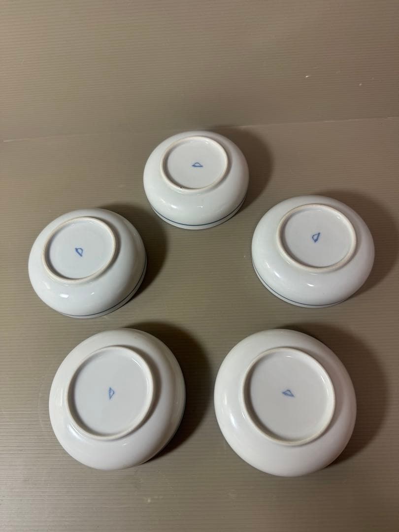 2932 深川製磁　花鳥文　小鉢　5客