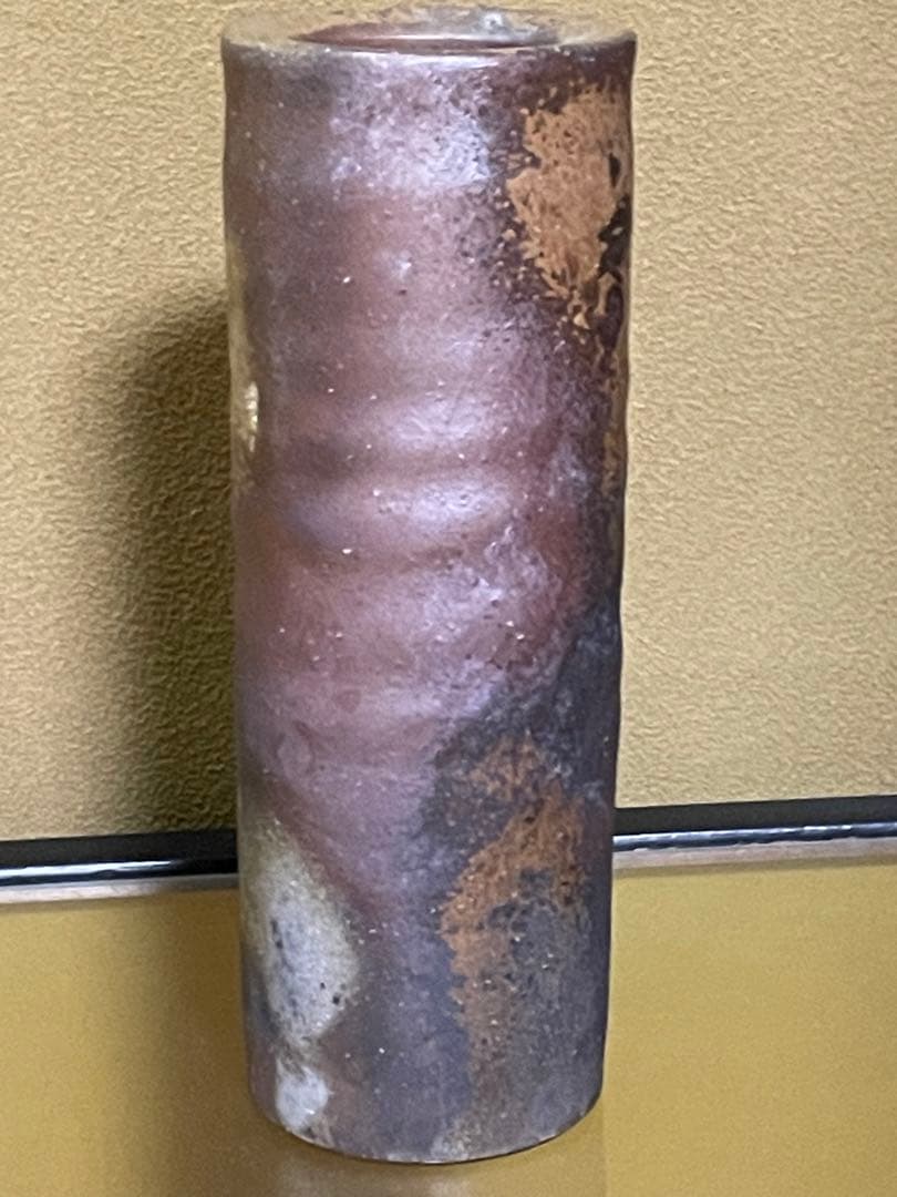 備前焼　火襷（ひだすき）　花生け