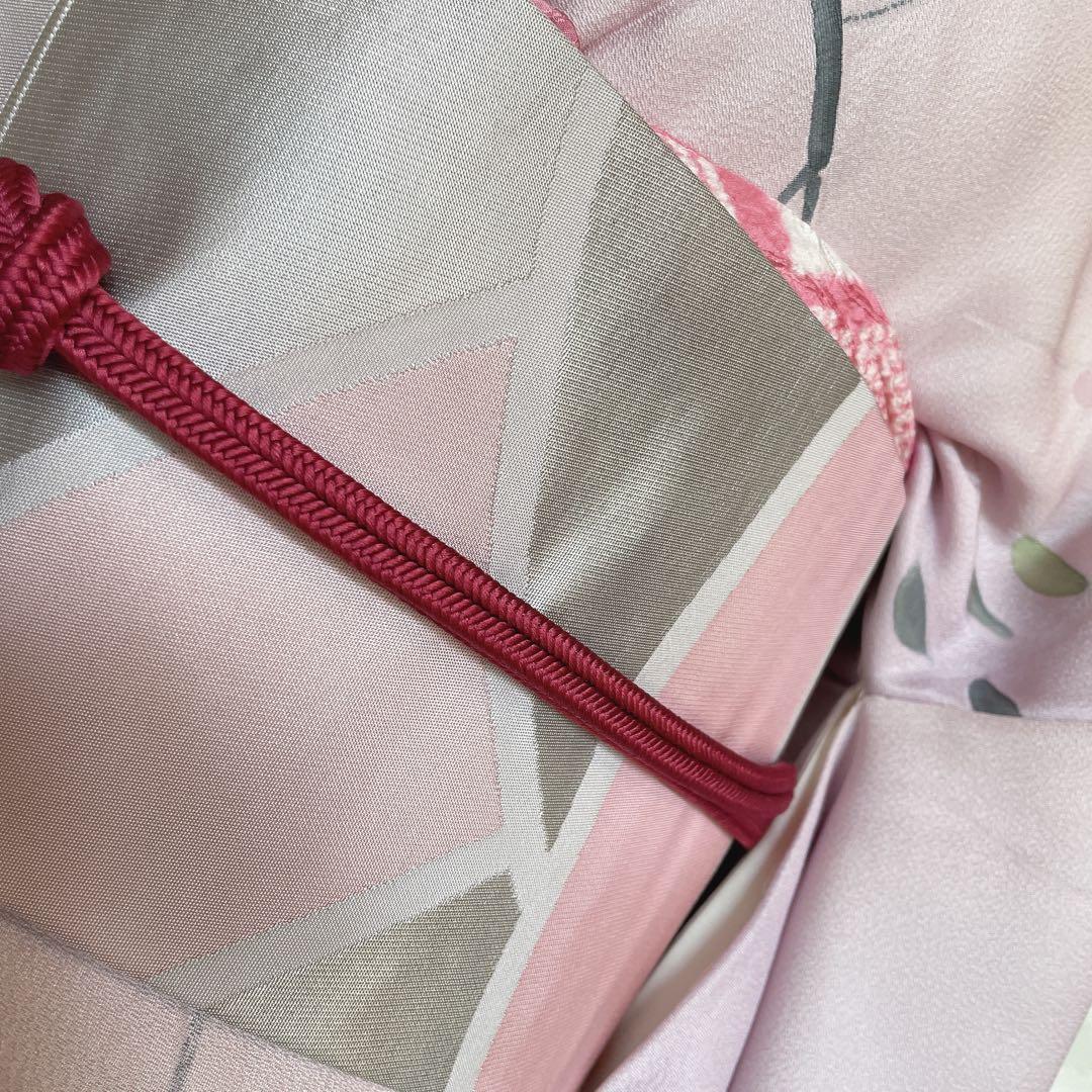 小紋　フルセット　実　枝葉　可愛らしい　お出掛け　お散歩　着物　P2