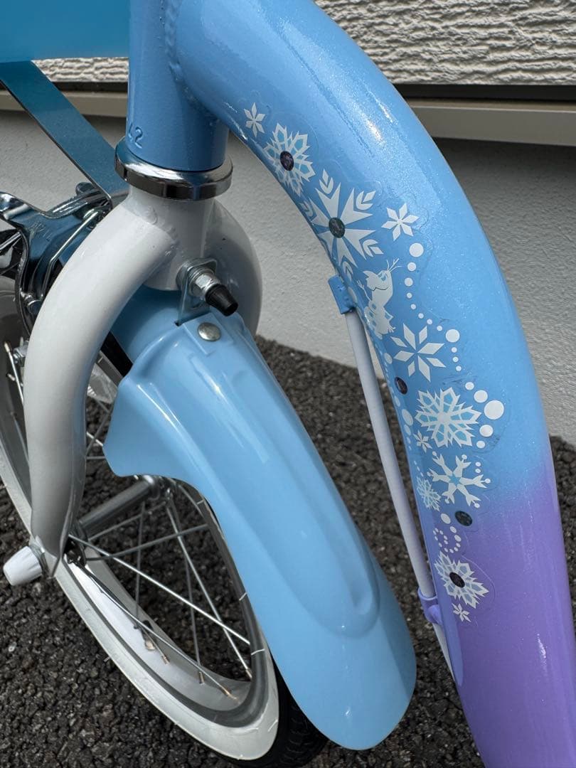 【直接渡し希望】★美品★アナと雪の女王 子供用自転車 16インチ