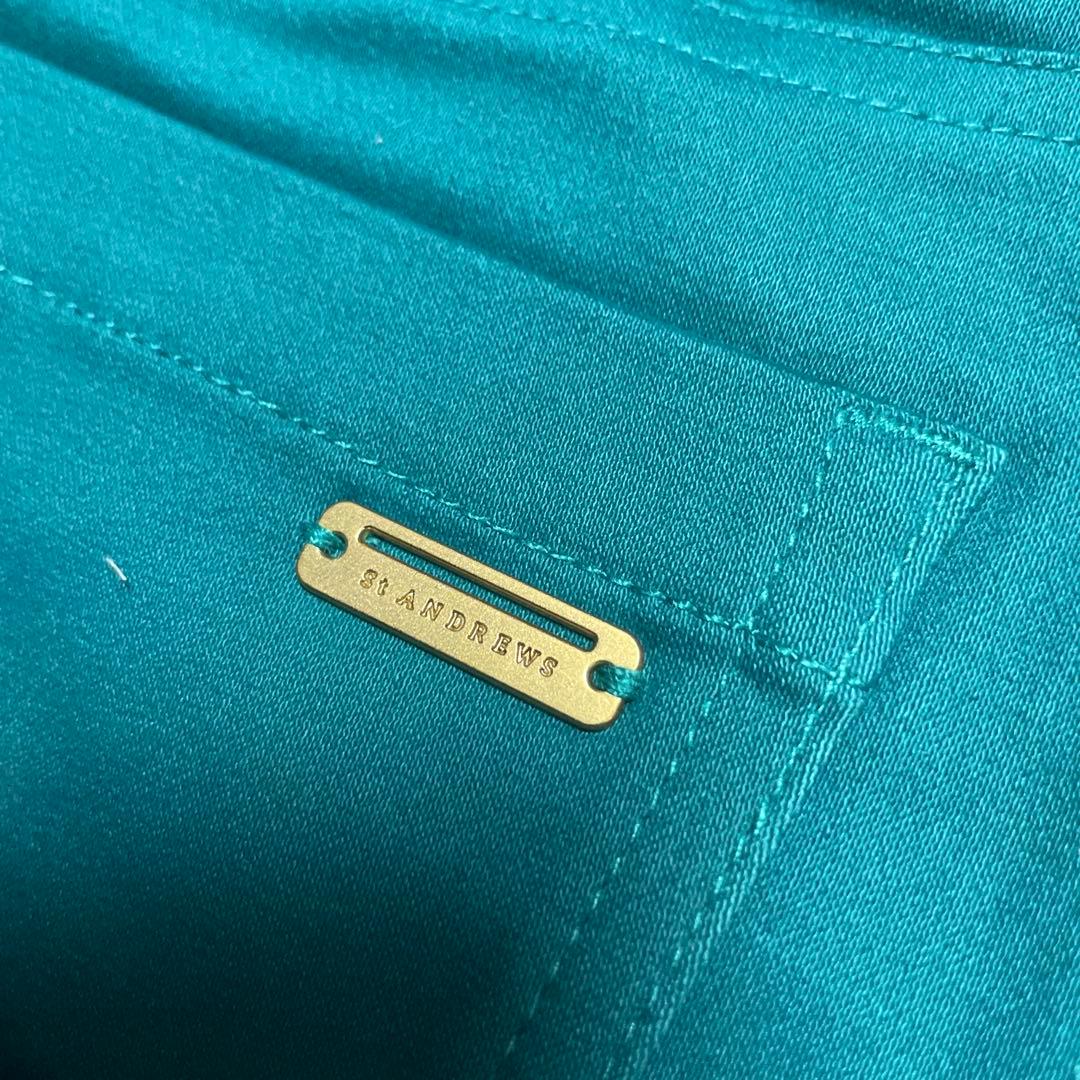 【新品未使用】St. Andrews ティール スカート S グリーン