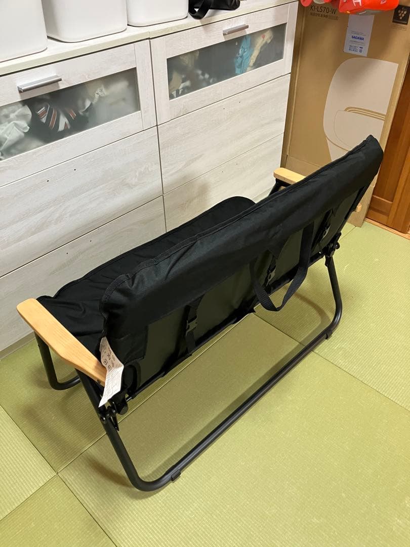 DOD ブラック グッドラックソファ