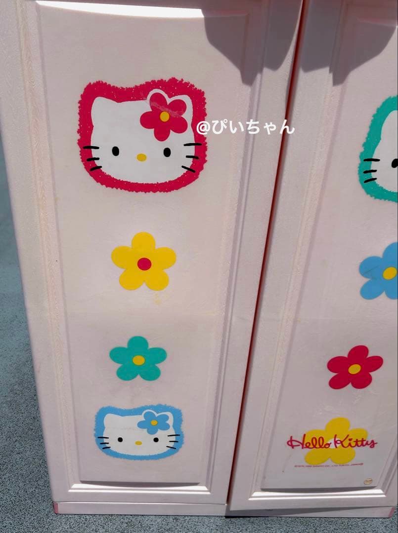 【激レア】　ハローキティ　タンス　収納　キティ KITTY レトロ　Sanrio