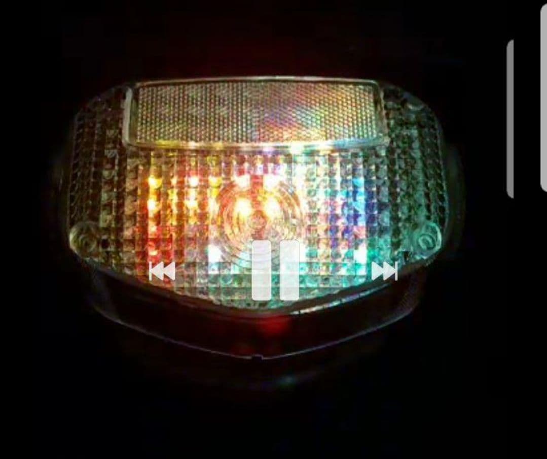 GS400 流れるようなLEDテールランプ　レインボー　基盤　RGB