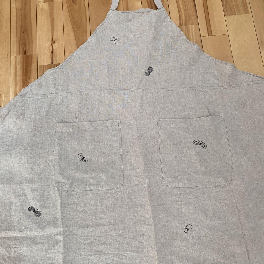 【希少‼️】ミナペルホネンchoucho リネンエプロン