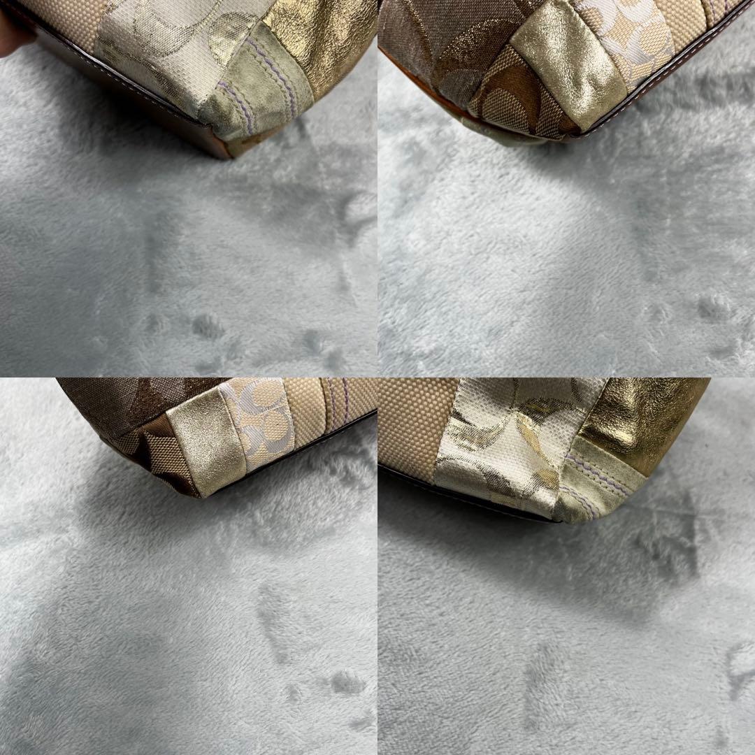 Coach コーチ アクセサリーポーチ バニティ パッチワーク