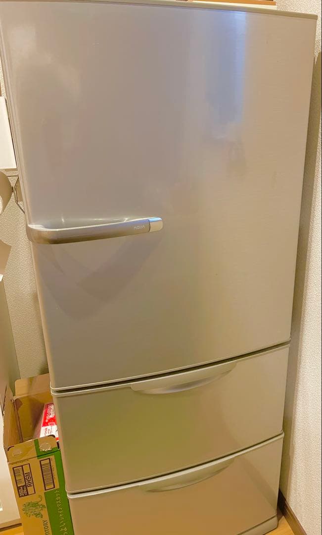 【送料無料】最終値下げ‼︎ AQUA ノンフロン冷凍冷蔵庫