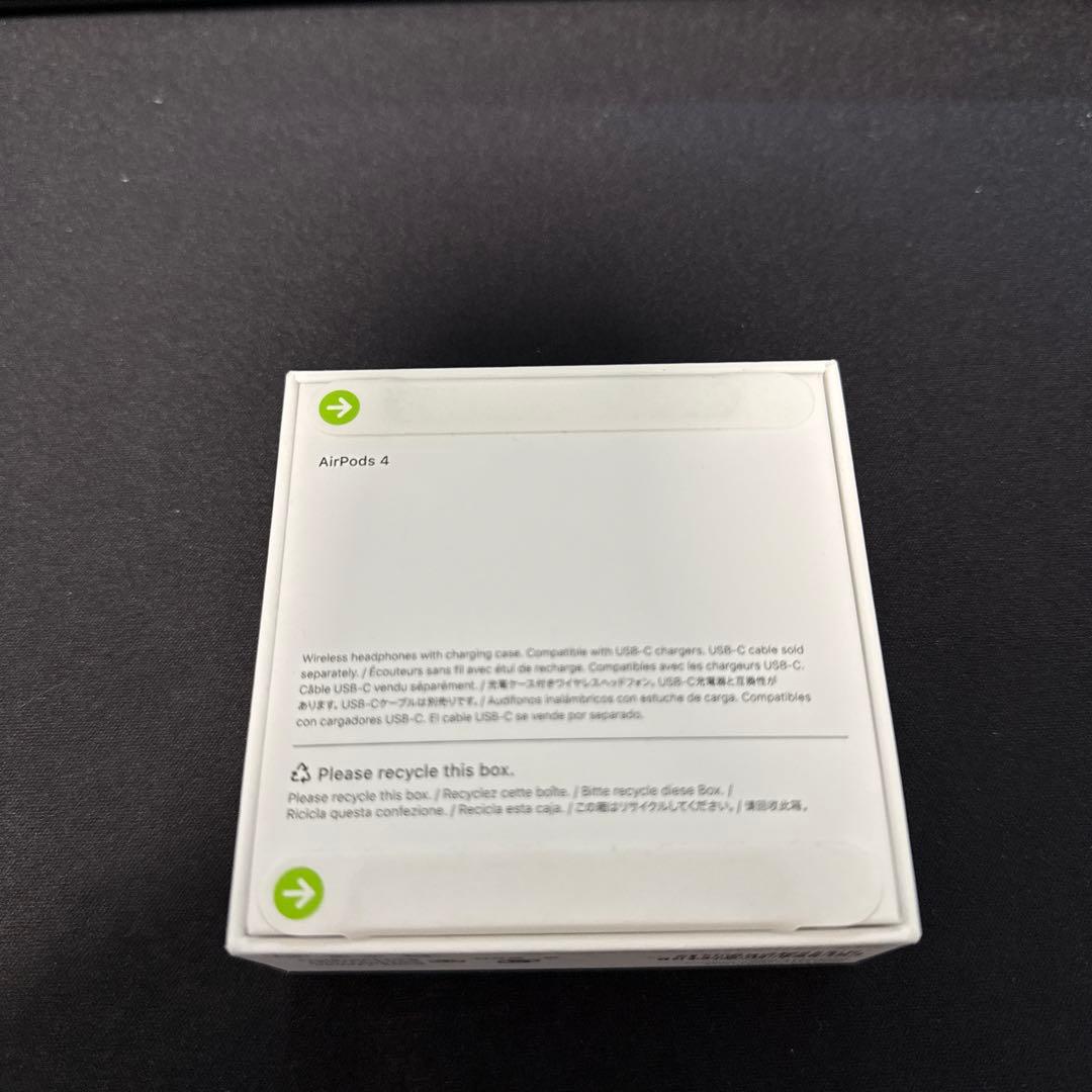 【新品未開封】AirPods 4 本体 MXP63J/A