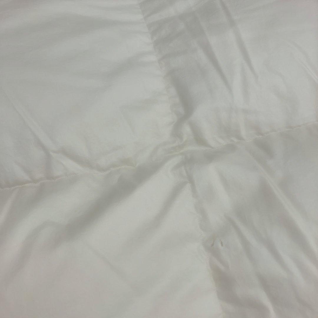 羽毛布団ダブル掛けふとん　立体キルト　羽毛専用ケース付き　西川