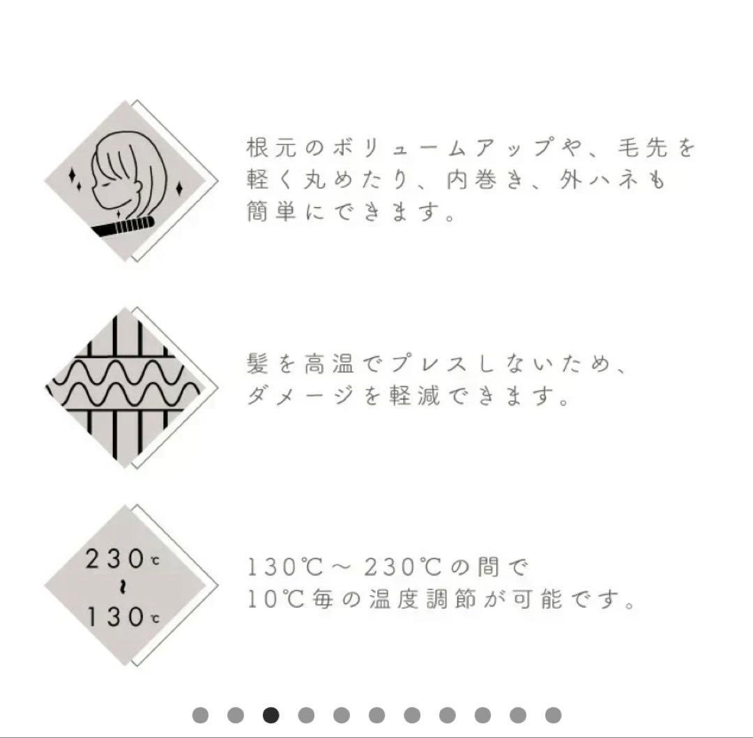 Twin ヘアアイロン ブラック