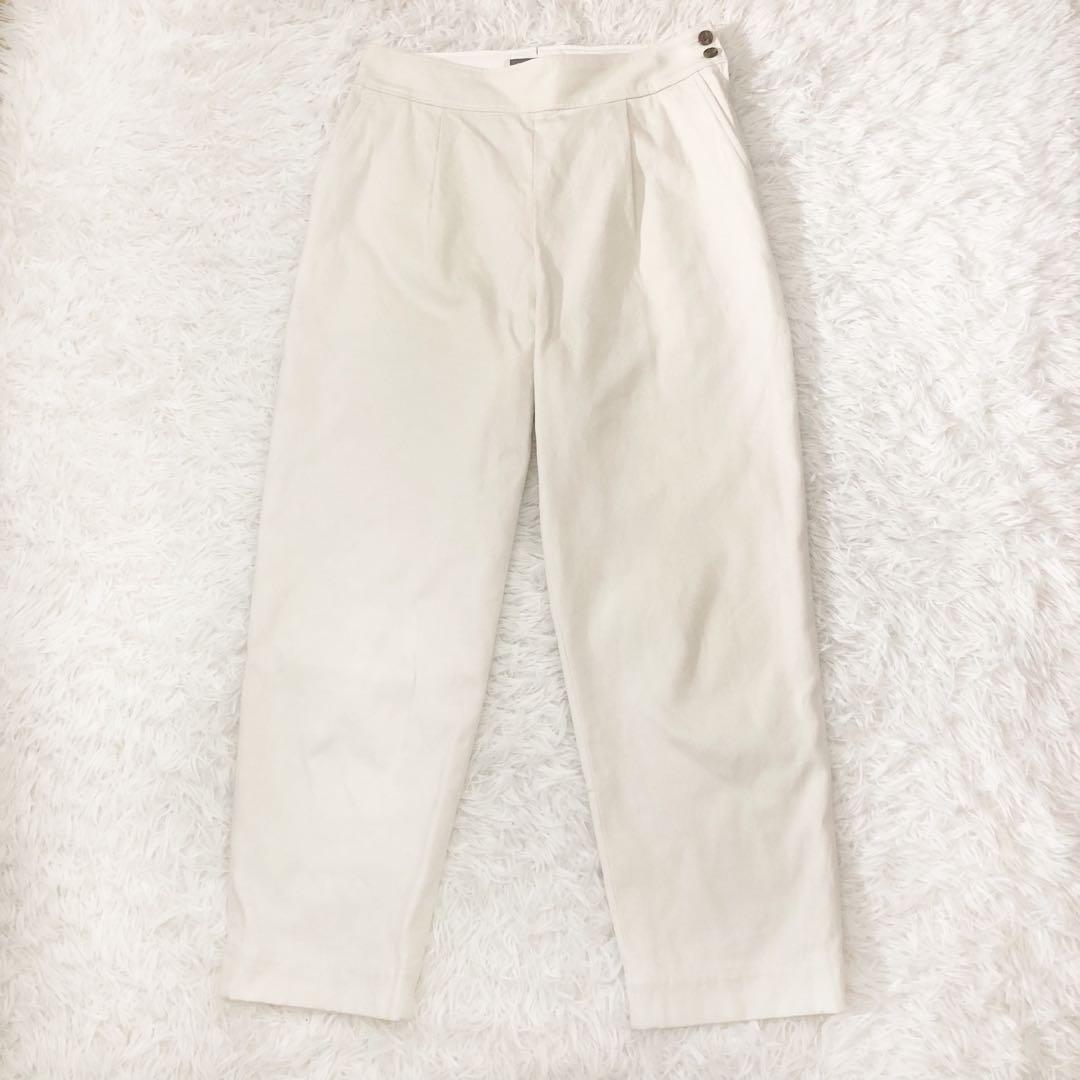 極美品 マーガレットハウエル 25SS ウォッシュドコットンツイル トラウザー