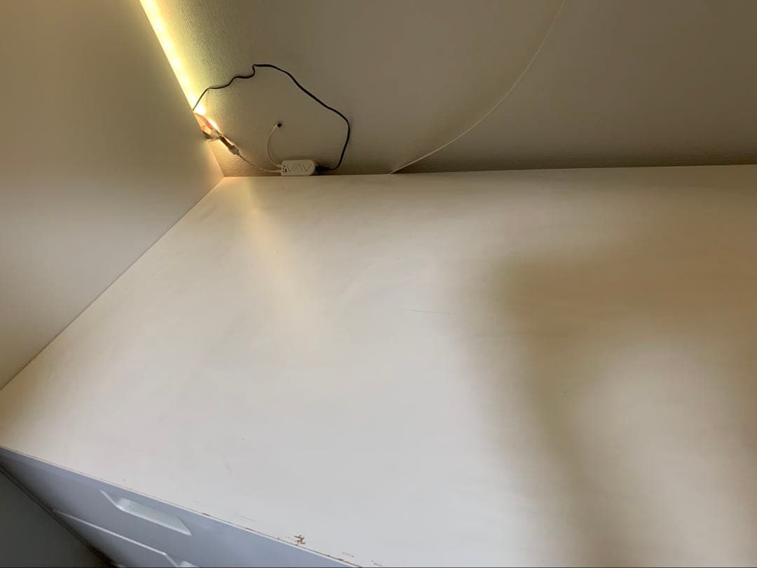 IKEA SMÅSTAD ロフトベッド 引出付きデスク　専用椅子と電気付